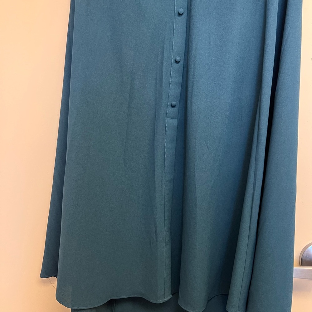 NWOT halogen teal maxi skirt - Picture 4 of 4